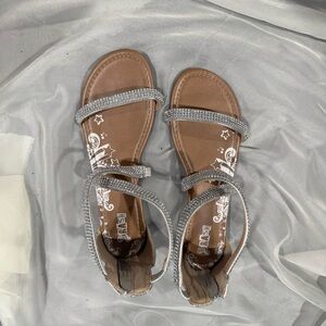 Brash rhinestone sandals - size 9